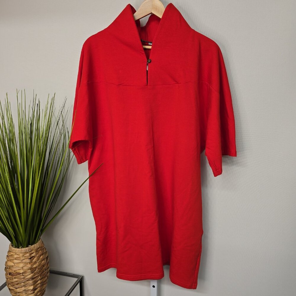 NWT Bewear Red Knit Dress XL Robert Kotas‎ Prestige